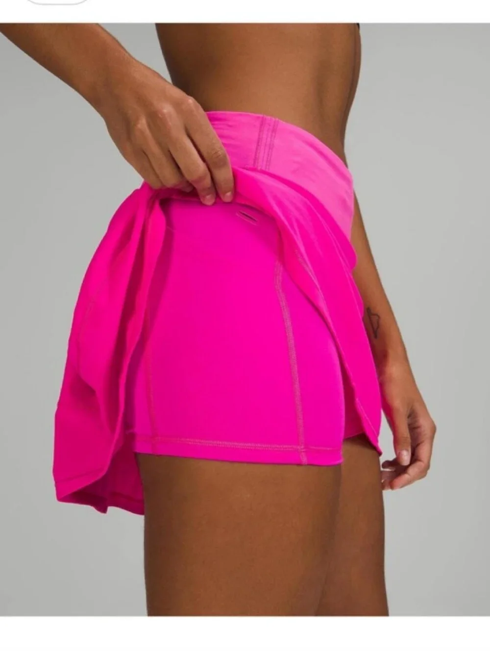 Lululemon Athletica Lululemon Pace Rival MR Skirt (Pow Pink, Size 2